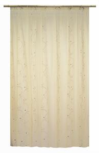Perdea Velaria voal crem cu imprimeu geometric, 500x250 cm