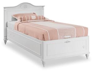 Pat cu lada de depozitare pentru copii Colectia Romantic 100x200 cm