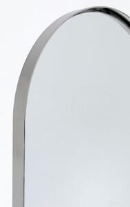 Oglinda de podea cu rama argintie Curvy 170x40 cm