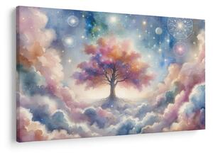 Tablou – Arborele vieții printre nori (90x60 cm)
