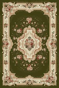 Covor Lotos 570, Model Sufragerie, Verde Verde, Dreptunghi, 100 x 200