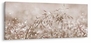 Tablou - Pajiște în tonuri de maro (120x50 cm)