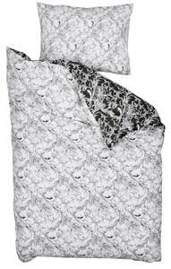 Lenjerie de pat bumbac Zuzana alb-negra Dimensiune lenjerie de pat: 70 x 90 cm | 140 x 200 cm