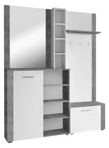 Set mobilier hol Fulgores (alb + beton). 1119726