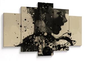 Tablou - Femeie de jazz (150x105 cm)