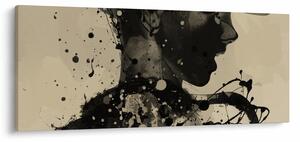 Tablou - Femeie de jazz (120x50 cm)
