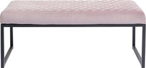 Bancheta Smart roz negru 90 cm