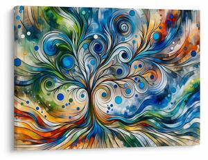 Tablou – Arbore energetic colorat (70x50 cm)
