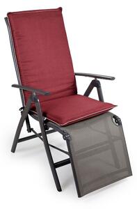 Perna scaun cu spatar, Alcam, De Luxe, Grena, 118x48x7 cm