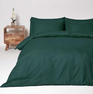 Lenjerie de pat Royal Linen din 100% bumbac verde închis de la Aglika