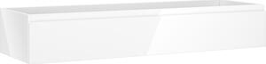 Mexen Orio, mobilier de baie 140 cm, 1 sertar, alb lucios, 91A10-14023-1-BF00