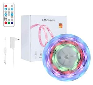 Bandă LED RGB dimabilă Immax NEO 07791L NEO LITE LED/18W/230V 5m IP65 Wi-FI Tuya + telecomandă