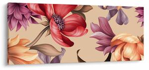 Tablou - Flori de epocă (120x50 cm)