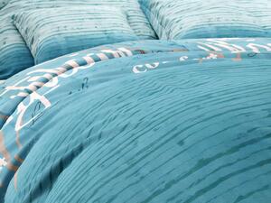 Lenjerie de pat din bumbac turcoaz BLUE DREAM Dimensiune lenjerie de pat: 70 x 90 cm | 140 x 200 cm