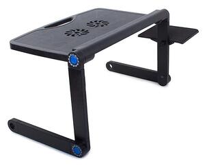 Masa laptop MULTIFUNCTIONALA reglabila 2 ventilatoare