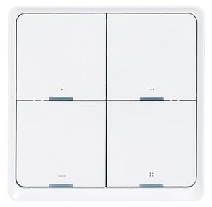 Retlux - Întrerupător inteligent cu 4 butoane 1xCR2430 alb
