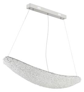 Globo 68524-40 - Lustru LED dimabil pe cablu KRISTALLA LED/40W/230V crom lucios + telecomandă