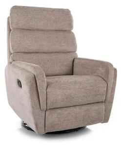 Fotoliu recliner ARGOS, stofa clasica bej inchis - Raven 30, 78x84/162