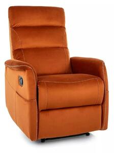 Fotoliu recliner SOLON M, stofa catifelata scortisoara - Bluvel 4215