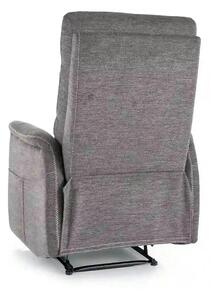 Fotoliu recliner SOLON M, stofa clasica gri inchis - Brego 18, 74x86/1