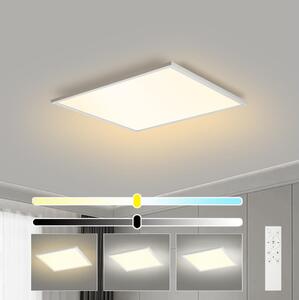 Brilagi - Plafonieră LED SLIMFRAME dimabilă, 36W, 230V, 45x45 cm, albă + telecomandă
