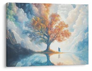 Tablou – Arborele vieții și al iubirii (70x50 cm)