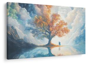 Tablou – Arborele vieții și al iubirii (90x60 cm)