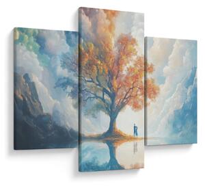 Tablou – Arborele vieții și al iubirii (90x60 cm)