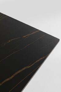 Masa exterior Gloria Ceramica negru 180x90cm