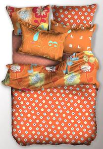 Lenjerie de pat din microfibră portocalie JUMP Dimensiune lenjerie de pat: 80 x 80 cm | 135 x 200 cm