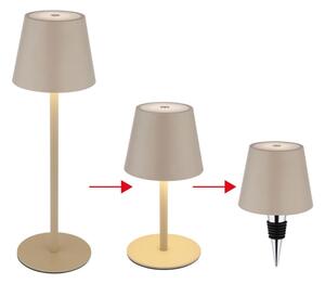 Globo 58488S - Lampă LED reîncărcabilă pentru exterior VANNIE, dimabilă, cu senzor tactil, 3W/5V, IP54, 1800 mAh