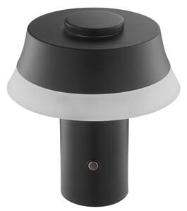 Brilliant KINICH lampă de masă LED reglabilă, tactilă, reîncărcabilă, 2,5W/5V, 2700K, negru