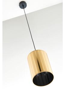 Jupiter 2090 - Lustră CORTINA pe cablu, 1xE27/15W/230V, auriu/negru