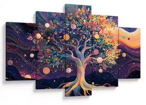 Tablou – Arbore violet plin de energie (150x105 cm)
