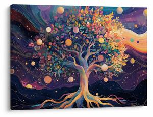Tablou – Arbore violet plin de energie (70x50 cm)