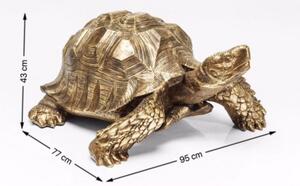 Figurina Decorativa Turtle Auriu XL