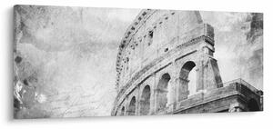 Tablou - Carte poștală de epocă a orașului N⁰1 (120x50 cm)