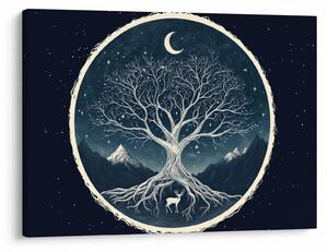 Tablou – Arbore magic cu cerb II. (70x50 cm)