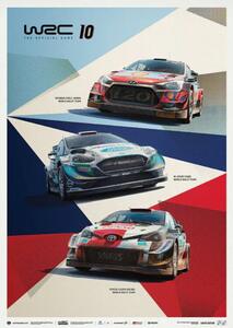 WRC 10 - The official game cover Reproducere, (50 x 70 cm)