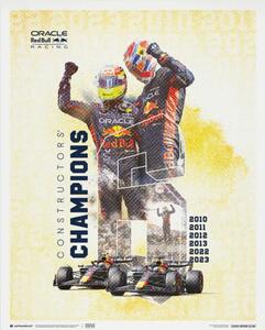 Oracle Red Bull Racing - F1® World Constructors' Champions - 2023 Reproducere, (40 x 50 cm)