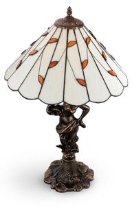 Brilagi - Lampă de masă Tiffany din vitralii FOLIA 1xE27/60W/230V