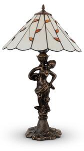 Brilagi - Lampă de masă Tiffany din vitralii FOLIA 1xE27/60W/230V