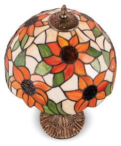 Brilagi - Lampă de masă Tiffany din vitralii SUNFLOWER 1xE27/60W/230V