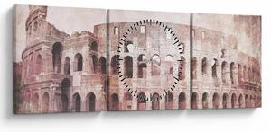 Tablou - Carte poștală de epocă a orașului N⁰2 (cu ceas) (90x30 cm)
