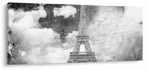 Tablou - Carte poștală de epocă a orașului N⁰3 (120x50 cm)