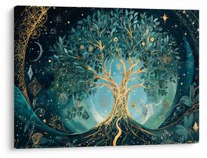 Tablou – Arborele vieții în univers (70x50 cm)