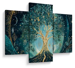 Tablou – Arborele vieții în univers (90x60 cm)