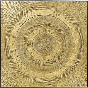 Tablou Art Circle auriu 120x120cm
