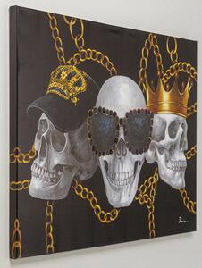 Tablou panza Skull Gang 90x120 cm