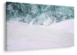 Tablou - Turcoaz abstractizare (90x60 cm)